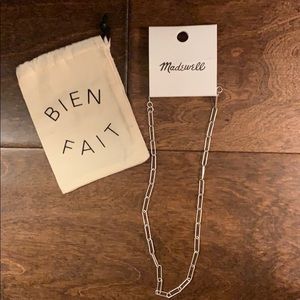 Silver Link Madewell necklace